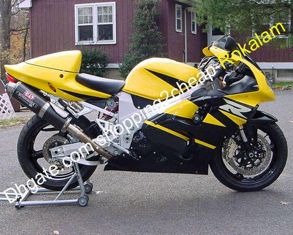 Motorbike Shell For Suzuki TL1000R TL1000 R TL 1000R 1998 99 00 01 02 2003 Yellow Black Fairing Set (Injection molding)