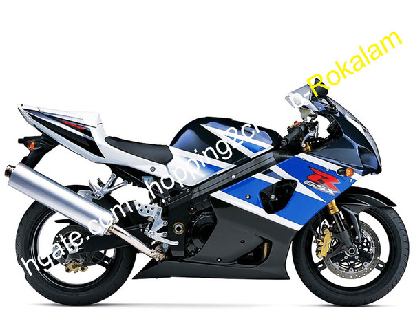 For Suzuki GSXR1000 GSX-R1000 Fairing 03 04 GSX-R1000 K3 2003 2004 GSXR 1000 Bodywork Spare Motorcycle Blue Black White (Injection molding)