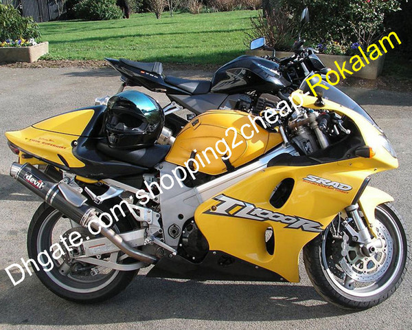 ABS Motorbike Parts For Suzuki TL1000R TL1000 R TL 1000R 1000 R 98 99 00 01 02 03 Fairing Yellow Black (Injection molding)