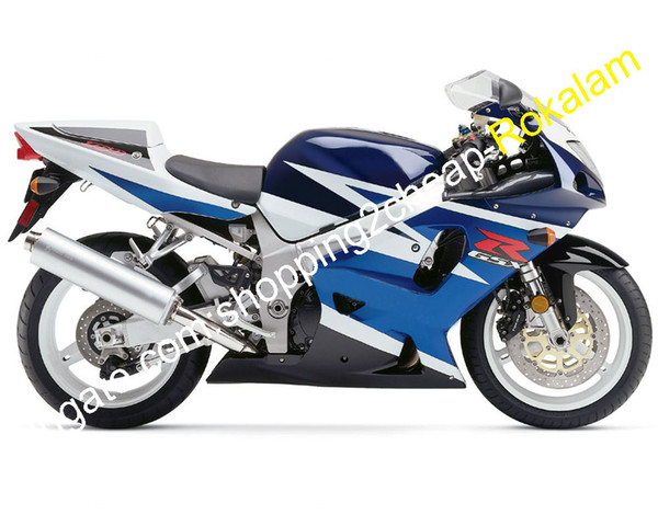 For Suzuki GSX-R600 GSX-R750 GSXR600 GSXR750 K1 GSXR 600 750 2001 2002 2003 Blue Black White Fairing Kit (Injection molding)