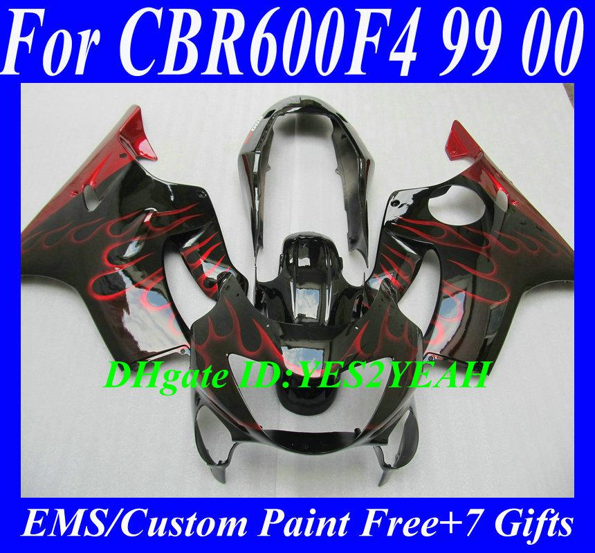 Injection Fairing kit for HONDA CBR600F4 99 00 CBR 600 F4 CBR600 F4 Bodywork CBR600 1999 2000 Motocycle Fairings set+gifts Hm40