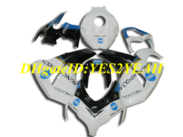 Motorcycle Fairing kit for Honda CBR1000RR 08 09 10 11 CBR 1000RR 2008 2009 2011 CBR1000 White blue black Fairings set+Gifts HM46