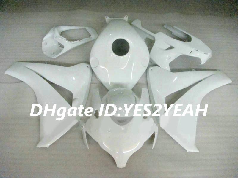 Motorcycle Fairing kit for Honda CBR1000RR 08 09 10 11 CBR 1000RR 2008 2009 2011 CBR1000 ABS All white Fairings set+Gifts HM19