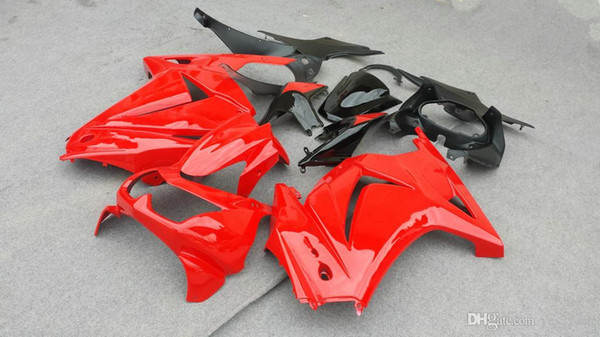 Injection Fairing body kit for KAWASAKI Ninja ZX250R 08 09 10 12 ZX 250R 2008 2012 EX250 red Fairings bodywork KY74