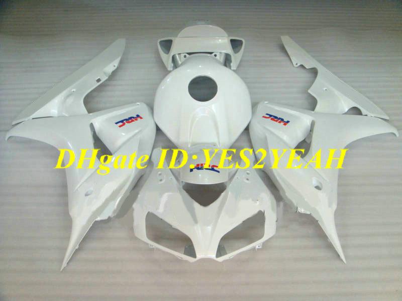 Custom Motorcycle Fairing kit for Honda CBR1000RR 06 07 CBR 1000RR 2006 2007 CBR1000 ABS Cool white blue Fairings set+Gifts HH28