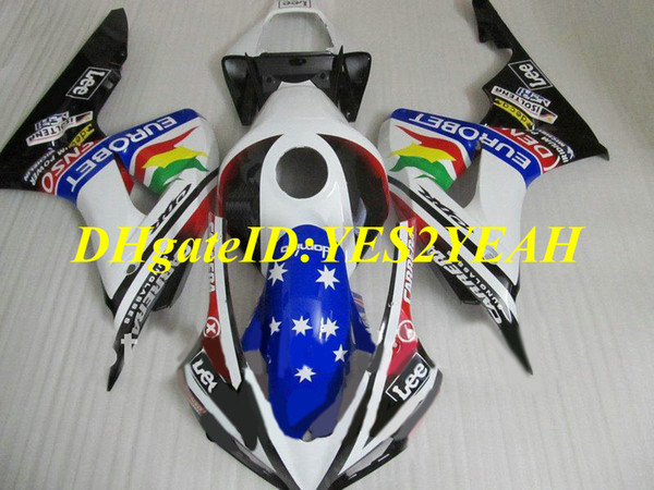 Custom Motorcycle Fairing kit for Honda CBR1000RR 06 07 CBR 1000RR 2006 2007 CBR1000 ABS Plastic Colorful Fairings set+Gifts HH72