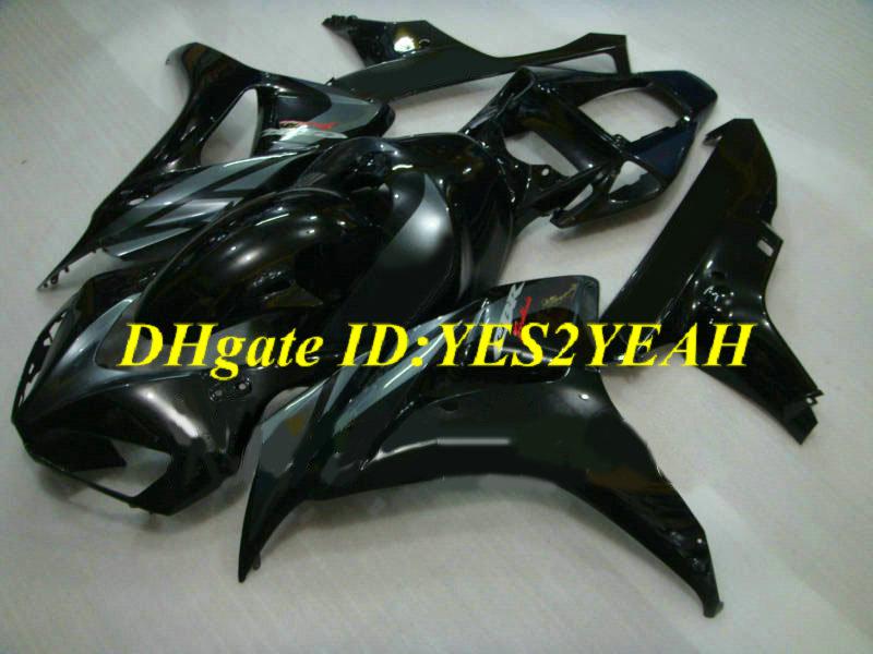 Custom Motorcycle Fairing kit for Honda CBR1000RR 06 07 CBR 1000RR 2006 2007 CBR1000 ABS Top gloss black Fairings set+Gifts HH25