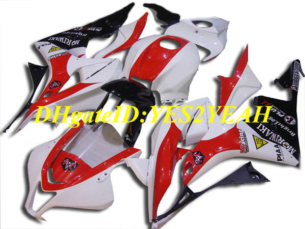 Motorcycle Fairing kit for Honda CBR600RR 07 08 CBR 600RR F5 2007 2008 CBR600 ABS Red white Fairings set+Gifts HX38