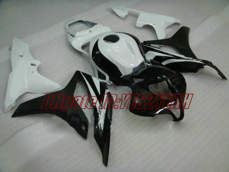 Motorcycle Fairing kit for Honda CBR600RR 07 08 CBR 600RR F5 2007 2008 CBR600 ABS New White black Fairings set+Gifts HX04