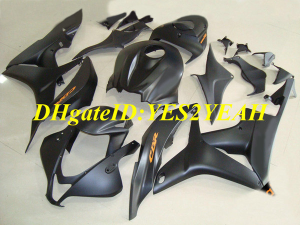 Motorcycle Fairing kit for Honda CBR600RR 07 08 CBR 600RR F5 2007 2008 CBR600 ABS Matte black Fairings set+Gifts HX37