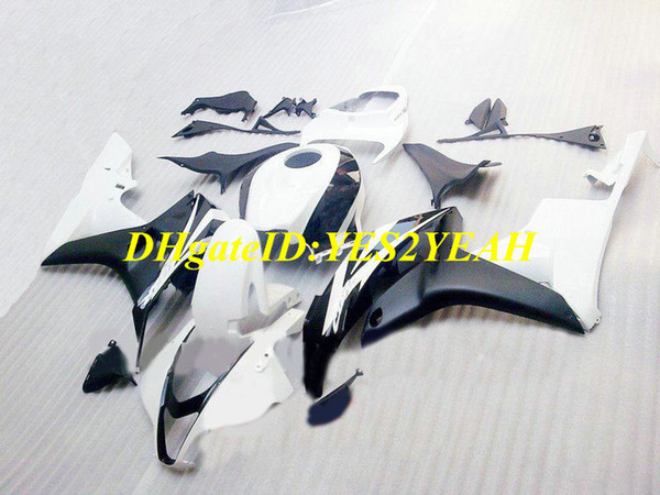 Hi-grade Motorcycle Fairing kit for Honda CBR600RR 07 08 CBR 600RR F5 2007 2008 CBR600 ABS Cool white black Fairings set+Gifts HX61