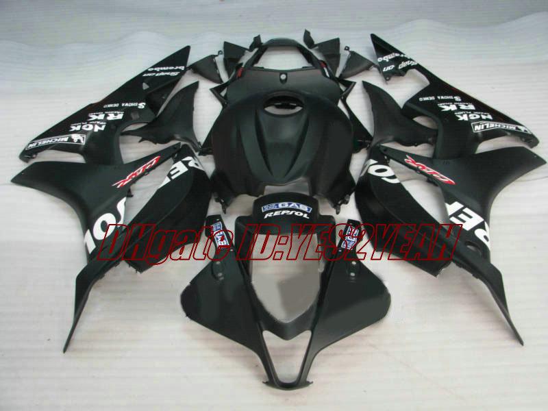 Motorcycle Fairing kit for Honda CBR600RR 07 08 CBR 600RR F5 2007 2008 CBR600 ABS Cool Matte black Fairings set+Gifts HX17