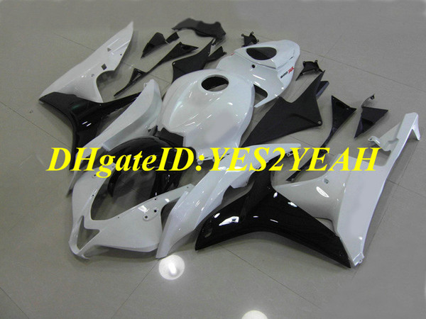 Motorcycle Fairing kit for Honda CBR600RR 07 08 CBR 600RR F5 2007 2008 CBR600 ABS white black Fairings set+Gifts HX39