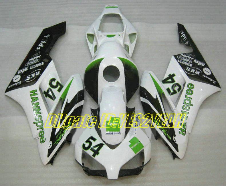 Custom Motorcycle Fairing kit for Honda CBR1000RR 04 05 CBR 1000RR 2004 2005 CBR1000 ABS Black green white Fairings set+Gifts HM30