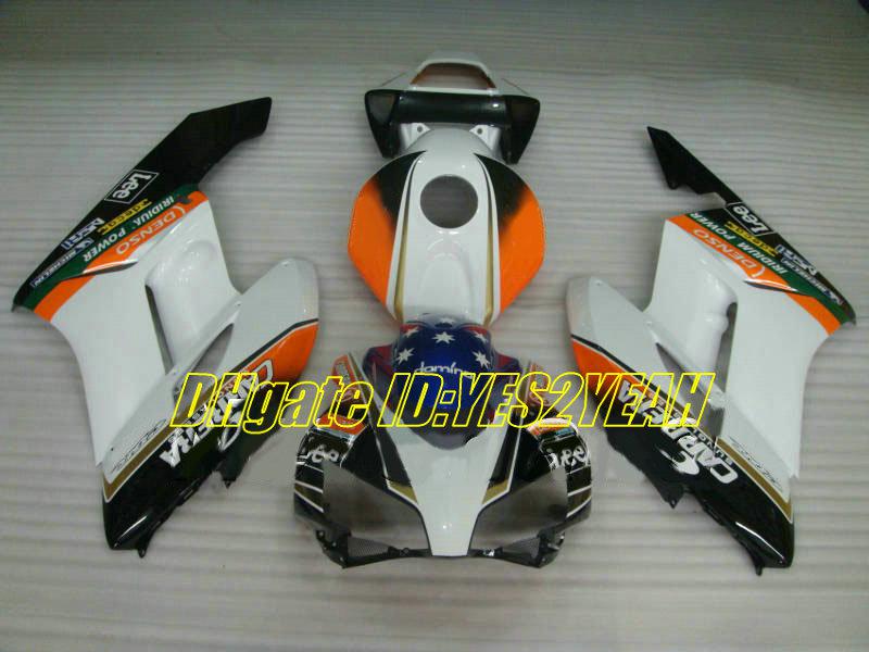 Motorcycle Fairing kit for Honda CBR1000RR 04 05 CBR 1000RR 2004 2005 CBR1000 ABS White colorful Fairings set+Gifts HM23