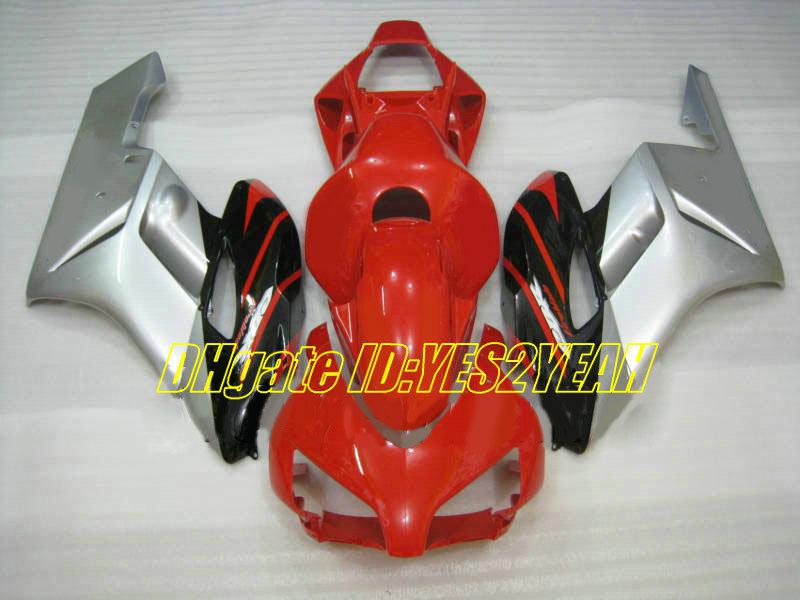 Custom Motorcycle Fairing kit for Honda CBR1000RR 04 05 CBR 1000RR 2004 2005 CBR1000 ABS Black silver red Fairings set+Gifts HM31