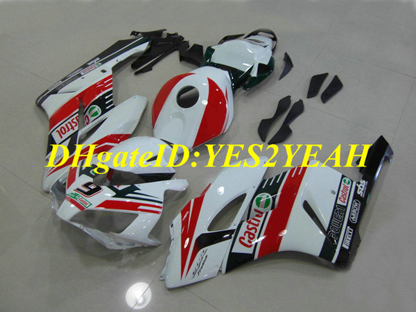 Custom Motorcycle Fairing kit for Honda CBR1000RR 04 05 CBR 1000RR 2004 2005 CBR1000 ABS Red white black Fairings set+Gifts HM44