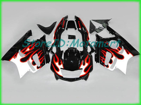 Motorcycle Fairing kit for HONDA CBR600F3 97 98 CBR 600 F3 1997 1998 ABS Red silver black Fairings set+gifts HH24