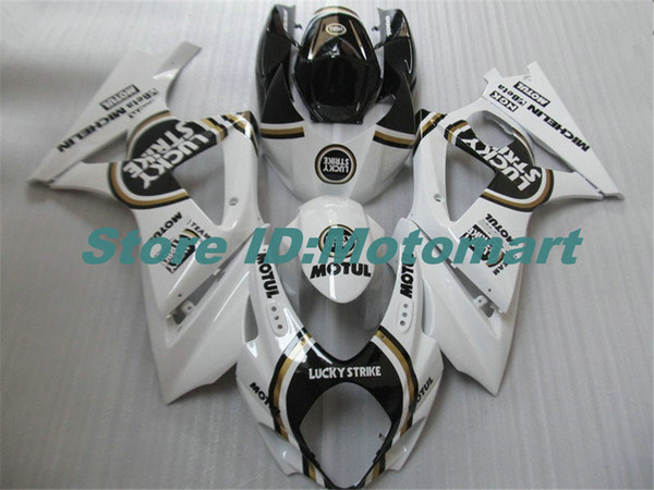 Motorcycle Fairing kit for SUZUKI GSXR1000 K7 07 08 GSXR 1000 2007 2008 ABS white black Fairings set+gifts SBC56