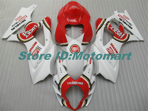 Motorcycle Fairing kit for SUZUKI GSXR1000 K7 07 08 GSXR 1000 2007 2008 ABS red white Fairings set+gifts SBC62