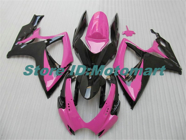 ABS Fairing set for SUZUKI GSXR600 750 2006 2007 GSXR 600 GSXR 750 K6 06 07 pink black Fairing gs kit+7 gifts Sp162