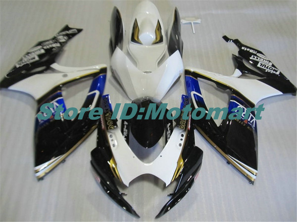 ABS Fairing set for SUZUKI GSXR600 750 2006 2007 GSXR 600 GSXR 750 K6 06 07 blue white Fariring gs kit+7 gifts Sp174