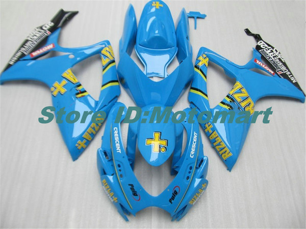 ABS Fairing set for SUZUKI GSXR600 750 2006 2007 GSXR 600 GSXR 750 K6 06 07 sky blue Fairing gs kit+7 gifts Sp143