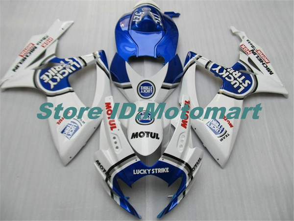 ABS Fairing set for SUZUKI GSXR600 750 2006 2007 GSXR 600 GSXR 750 K6 06 07 blue white Fairing gs kit+7 gifts Sp102