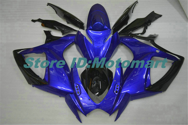 ABS Fairing set for SUZUKI GSXR600 750 2006 2007 GSXR 600 GSXR 750 K6 06 07 blue black Fairings kit+7 gifts Sp67