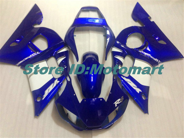 Motorcycle Fairing kit for YAMAHA YZFR6 98 99 00 01 02 YZF R6 1998 2002 YZF600 dark blue Fairings set+gifts YG47