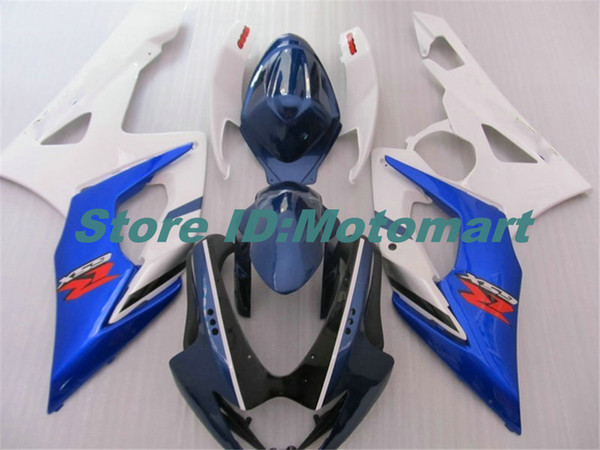 Injection Mold Fairing kit for SUZUKI GSXR1000 2005 2006 GSX R1000 GSXR 1000 K5 05 06 Fairings Set+gifts blue white SG87