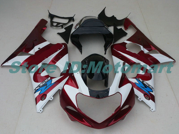 RED WHITE Fairing kit for SUZUKI GSXR1000 00 01 02 GSXR 1000 2000 2001 2002 K2 GSX R1000 Fairing parts+7gifts GS17