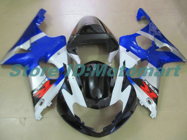 BLACK BLUE Fairing kit for SUZUKI GSXR1000 00 01 02 GSXR 1000 2000 2001 2002 K2 GSX R1000 Fairing parts+7gifts GS20