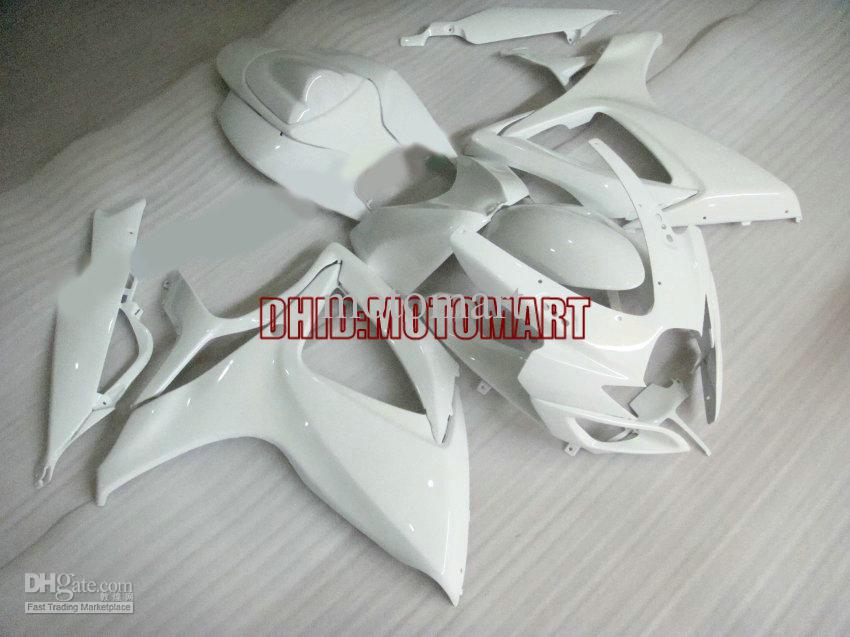 Fairing set for SUZUKI GSXR600 750 2006 2007 GSXR 600 GSXR 750 K6 06 07 complete white Fairings kit+7 gifts Sp53