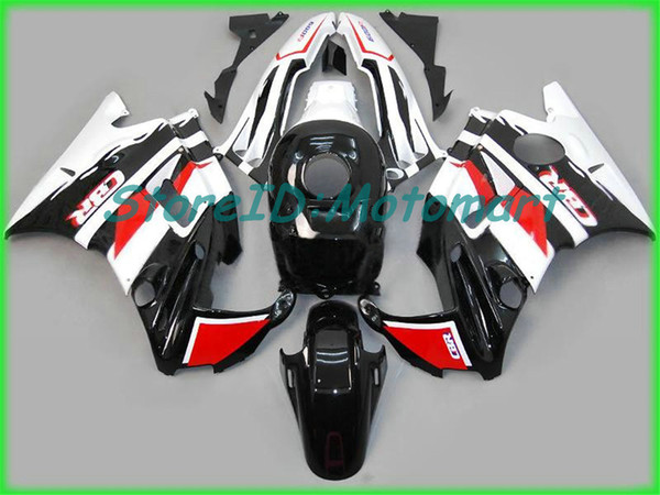 Motorcycle Fairing kit for HONDA CBR600F2 91 92 93 94 CBR 600 F2 1991 1994 ABS Red flames black Fairings set+gifts HF54