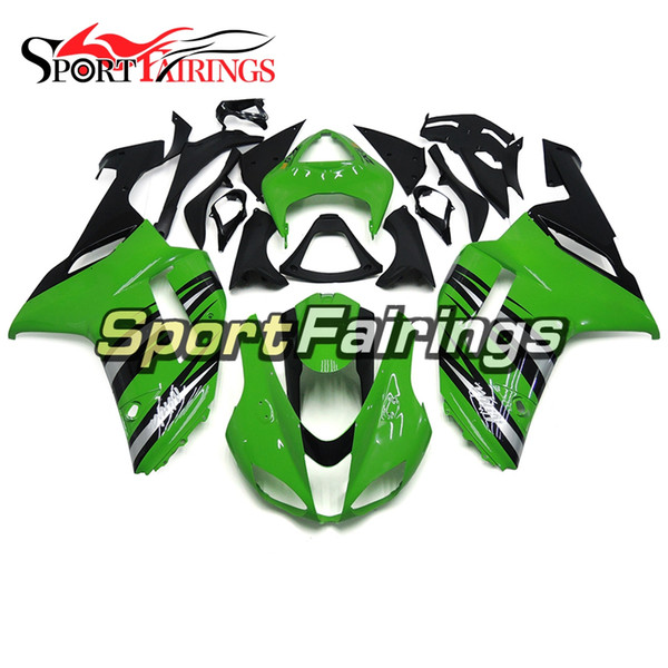 Full Fairing Kit For Kawasaki ZX6R ZX-6R Year 07 08 2007 - 2008 Sportbike ABS Motorcycle Fairing Kit Bodywork Fairing silver Green Black