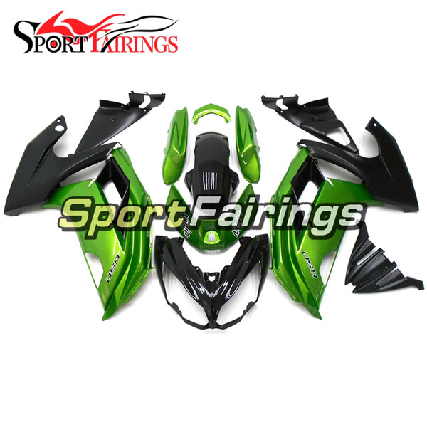 Full Fairing Kit For Kawasaki ER-6f Ninja 650 12 13 14 15 ER6f 2012 - 2015 ABS Plastic Motorcycle Fairing Kit Body Frames Gloss Black Green