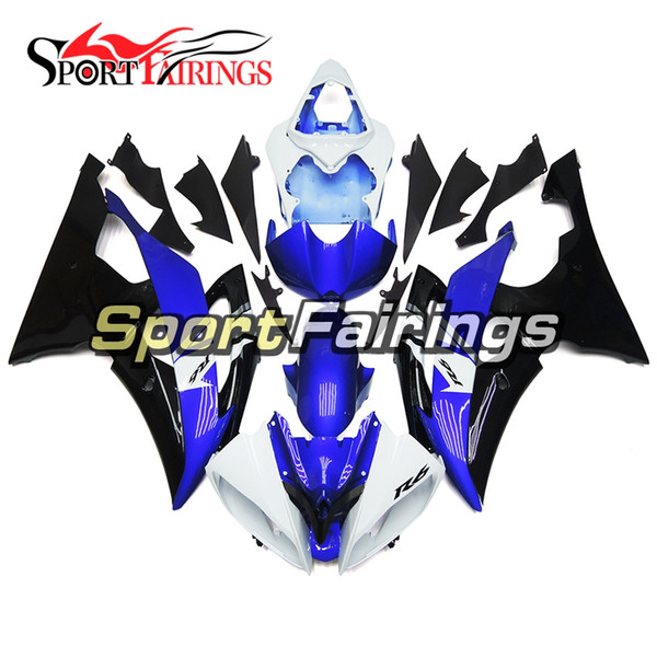 White Blue Black Full Motorcycles Fairings For Yamaha YZF600 R6 YZF-R6 2008 - 2016 09 12 14 15 16 Injection ABS Plastic Motorcycle Bodywork