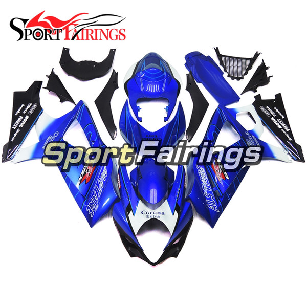 Complete Injection Corona Extra Blue Fairings For Suzuki GSXR1000 GSX-R1000 K7 07 08 2007 2008 Sportbike ABS Motorcycle Cowlings