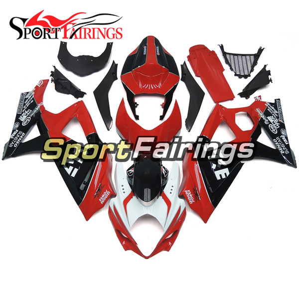 Complete Red Black Fairings For Suzuki GSXR1000 GSX-R1000 K7 07 08 2007 2008 Sportbike ABS Motorcycle Injection Bodywork