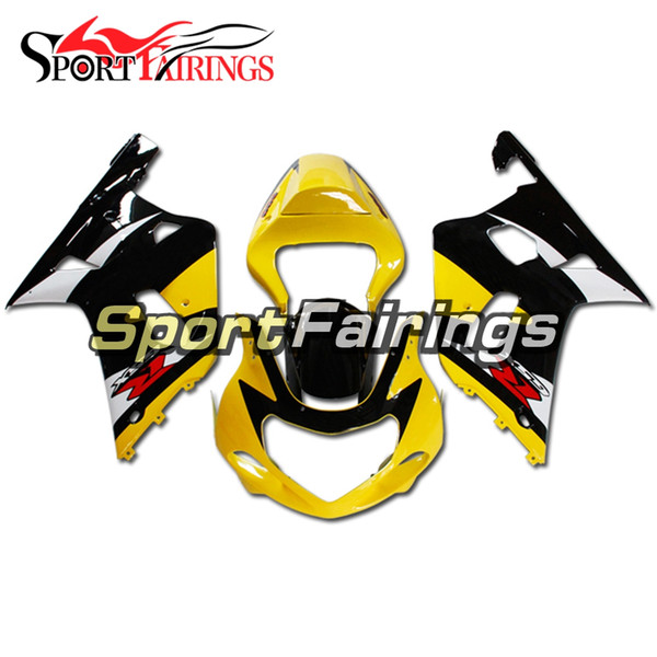 Motorcycles Complete Fairings For Suzuki GSXR600 GSXR750 2000 2001 2002 2003 K1 ABS Plastics Injection Body Kit Free Gifts Yellow Black New