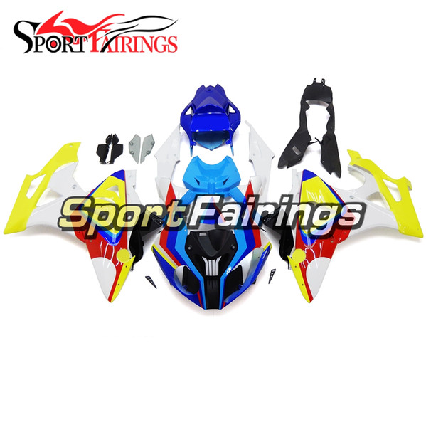 Injection Complete Fairing Kit For BMW S1000RR 2011 - 2014 2011 2012 2013 2014 ABS Plastic Motorcycle Cowlings Blue Yellow White Bodywork