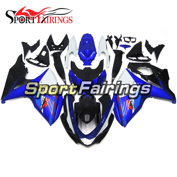 Full Dark Blue Black White Fairings For Suzuki GSXR1000 GSX-R1000 K9 09 10 11 12 - 2016 Sportbike ABS Motorcycle Injection Bodywork