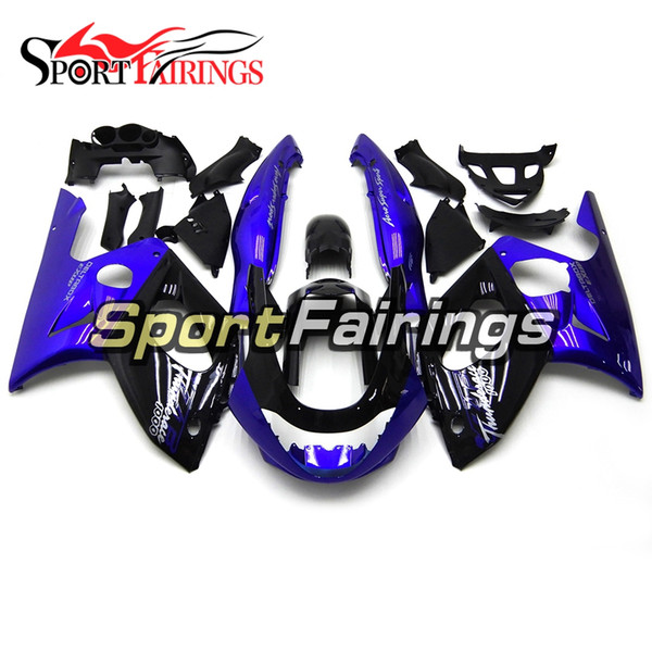 Blue Black Fairing For Yamaha YZF600R Thundercat 97 98 99 00 01 02 - 07 1997 - 2007 Injection ABS Plastic Full Cowlings Body Kit