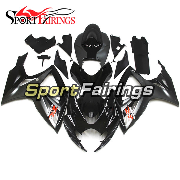 Complete Shinny Black Grey Fairings For Suzuki GSXR600-750 Year 2006 2007 06 07 K7 Sportbike ABS Plastics Fairing Kit Injection Cowlings