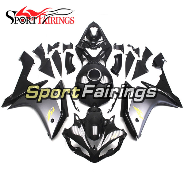 Customize ABS Plastics Injection Motorcycle Fairing Kit For Yamaha YZF1000 R1 Year 2007 - 2008 07 08 Body Kit Gloss Silver Black Free Gifts