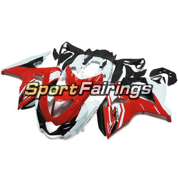 Complete Gloss White Red Fairings For Suzuki GSXR1000 GSX-R1000 K9 09 10 11 12 - 2016 Sportbike ABS Motorcycle Injection Cowlings