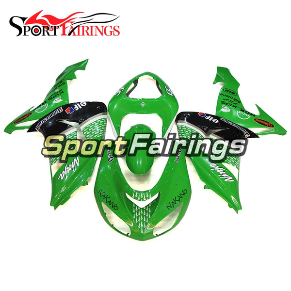 Glossy Green ZX-10R 06 07 Motorcycle Complete Fairing Kit For Kawasaki Ninja ZX10R 2006 2007 Body Kit ABS Plastics Fairing Kit Free Gifts