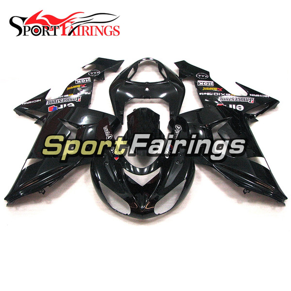 ZX-10R 06 07 Motorcycle Full Fairing Kit For Kawasaki Ninja ZX10R 2006 2007 Fairings Glossy Black Body Kit ABS Plastic New Arrival Bodywork