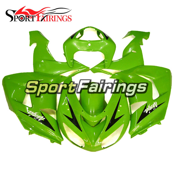 Free Gifts ZX-10R 06 07 Motorcycle Shinny Green Full Fairing Kit For Kawasaki Ninja ZX10R 2006 2007 Fairings Body Kit ABS Plastic Bodywork